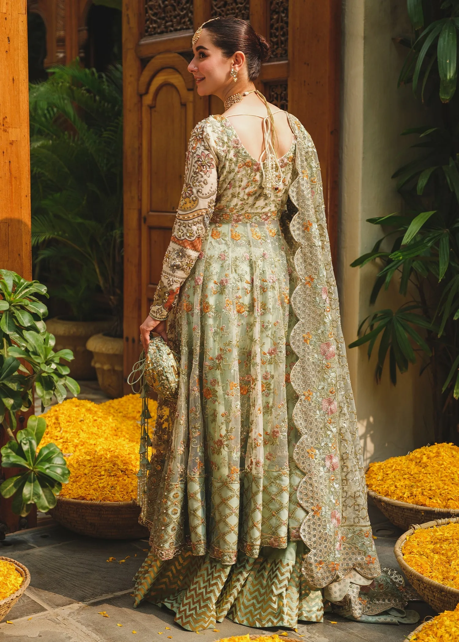 Saira Shakira x Hania Aamir Luxury Wedding Formals – Taupe