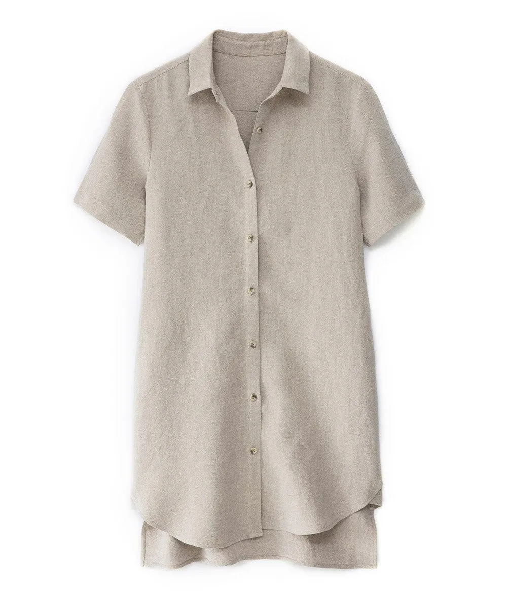 SAMPLE SALE<br>Linen Shirt Dress<br>Medium