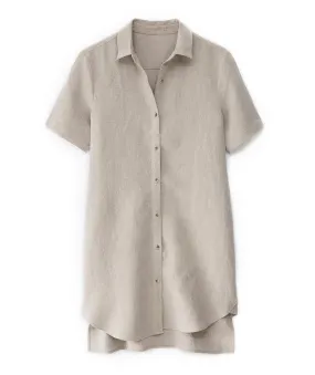 SAMPLE SALE<br>Linen Shirt Dress<br>Medium