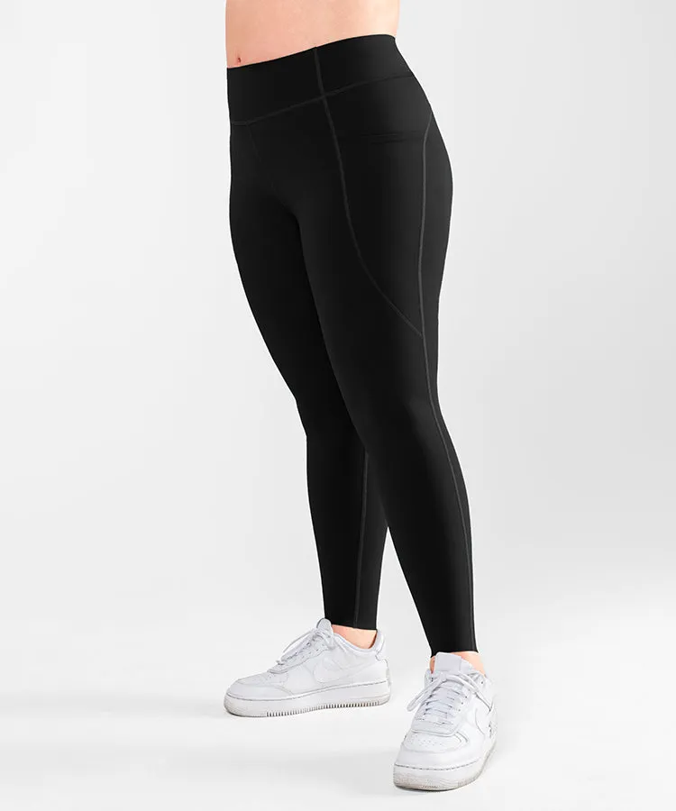 Sculpt High Waist Pockets Stretchy Running Leggings 26"| Women's High Support Leggings