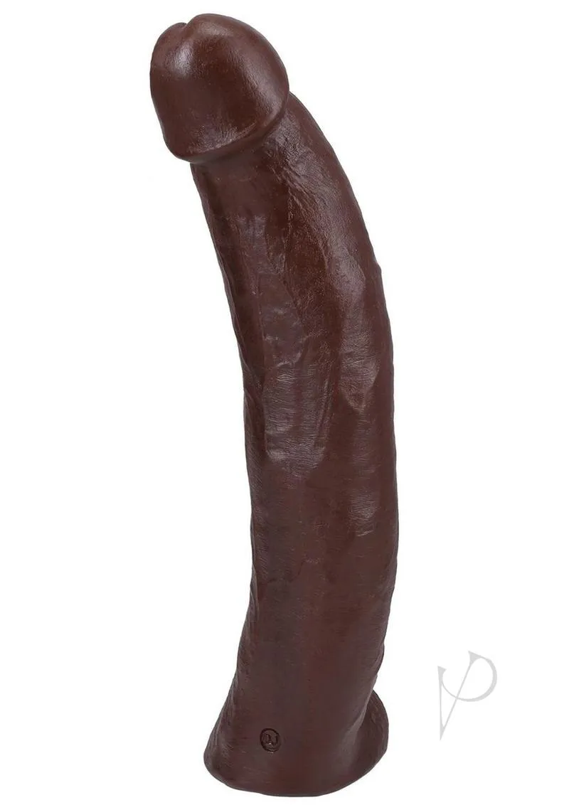 Signature Cocks Ultraskyn Brickzilla Dildo with Removable Suction Cup 13in Chocolate