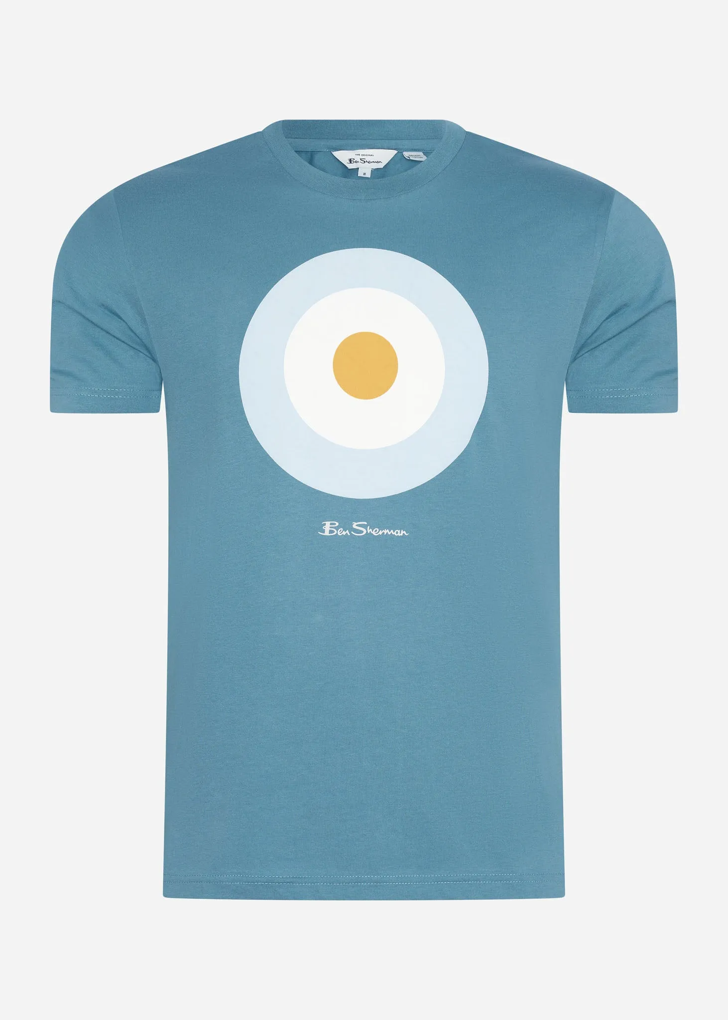 Signature target tee - blue shadow