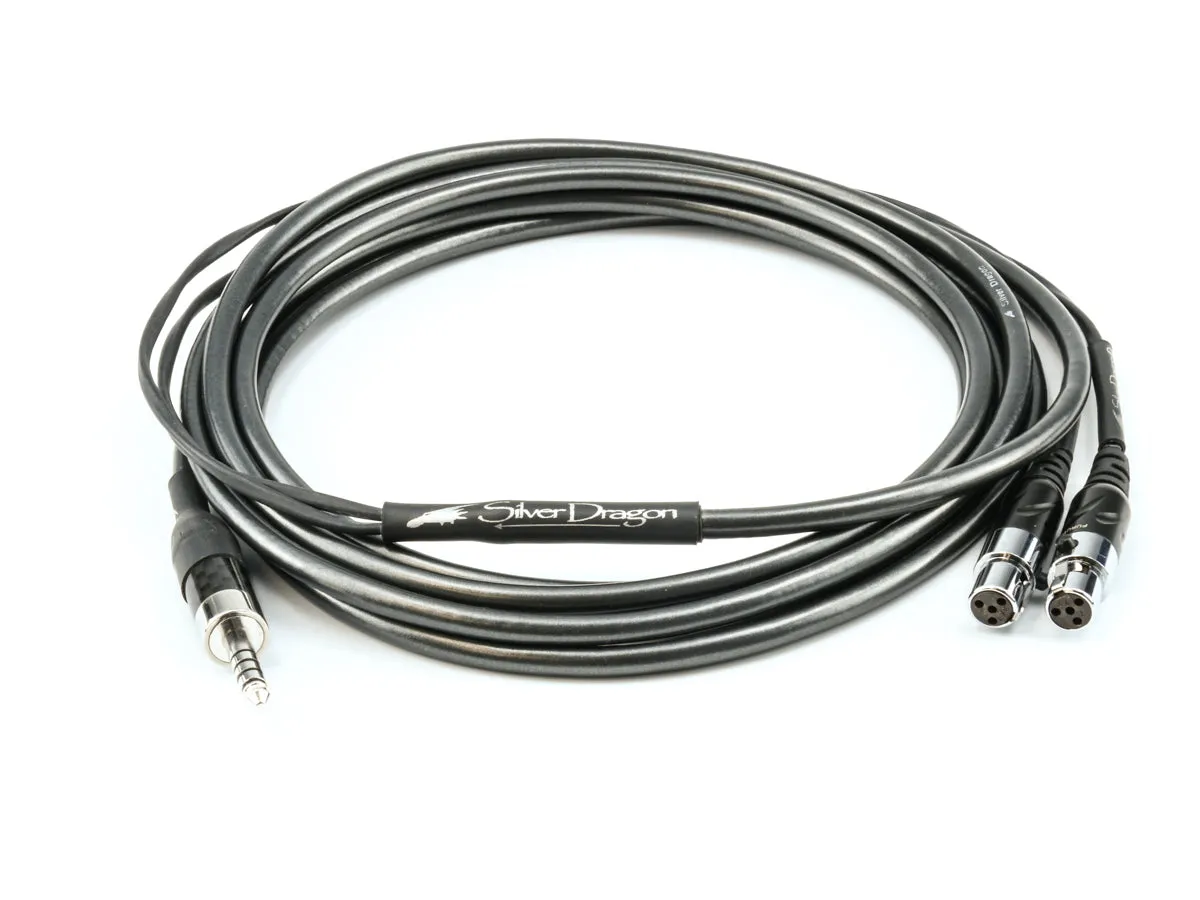 Silver Dragon Premium Cable for Audeze Headphones - B-Stock