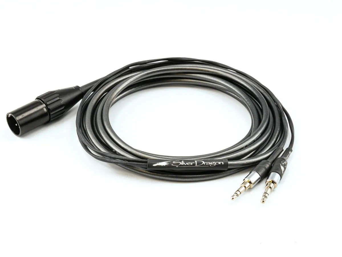 Silver Dragon Premium Cable for Rosson Audio Design Headphones - B-Stock