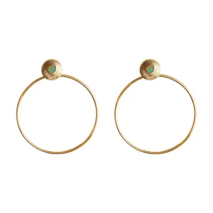 Simple Circle Earrings 2 In 1