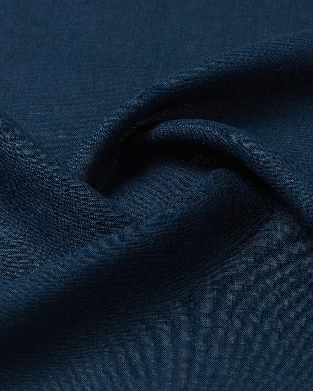 Soft Washed Linen Shirt - Dark Navy