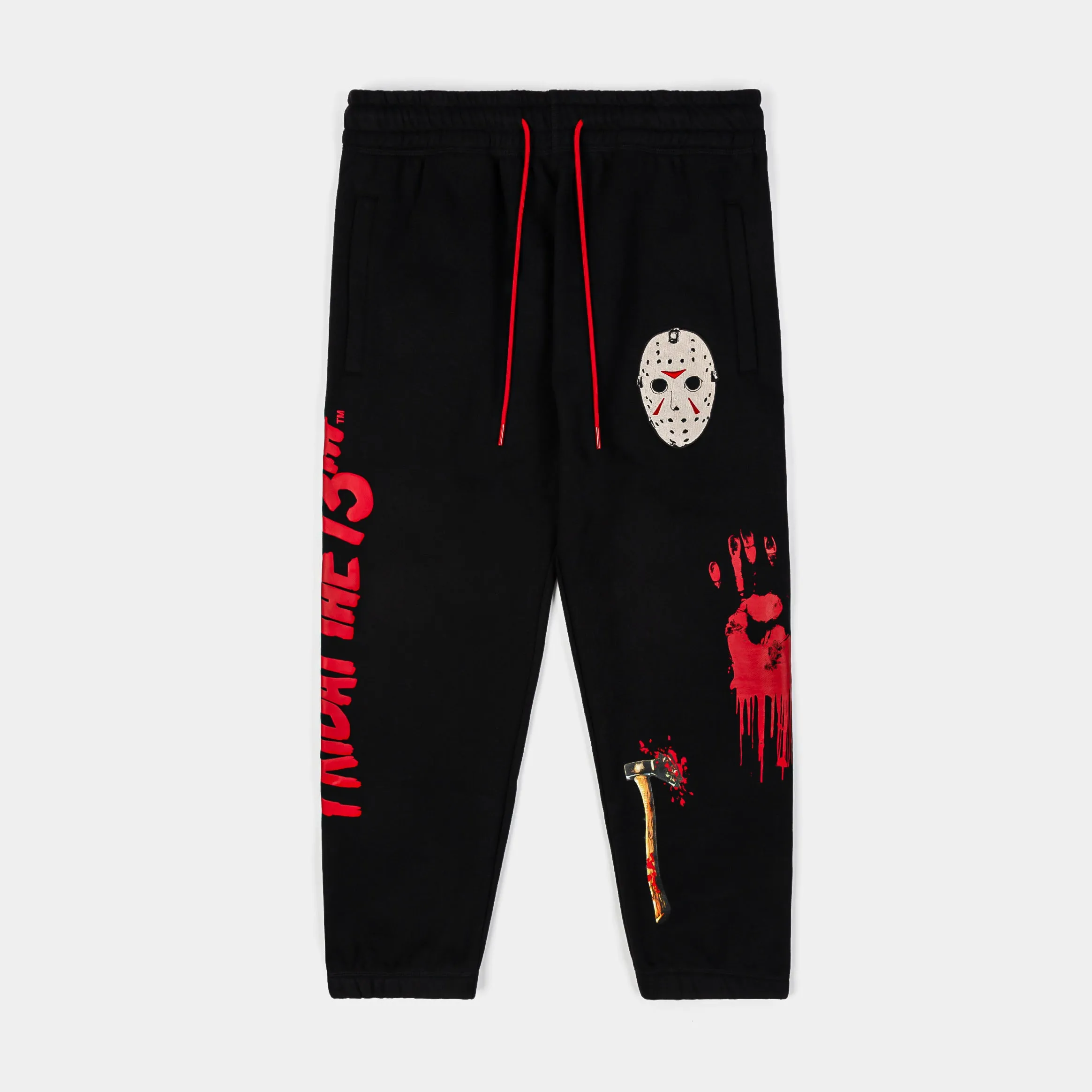 SP x Friday The 13th Jason Mask Joggers Mens Pants (Black/Red)