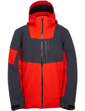 Spyder Mens Clothing Chambers GTX Ski Jacket Volcano