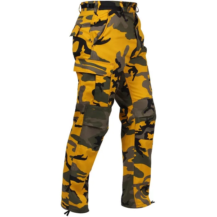 Stinger Yellow Camouflage - Military BDU Pants - Polyester Cotton Twill