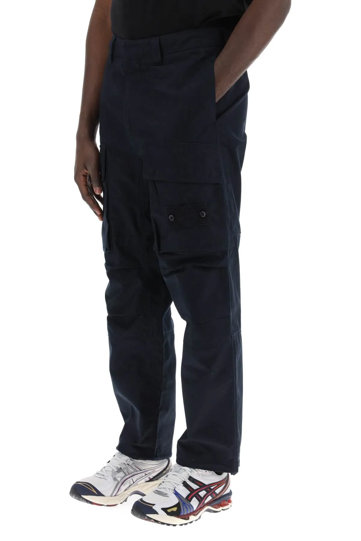 Stone Island Organic Cotton Ghost Piece Cargo Pants.