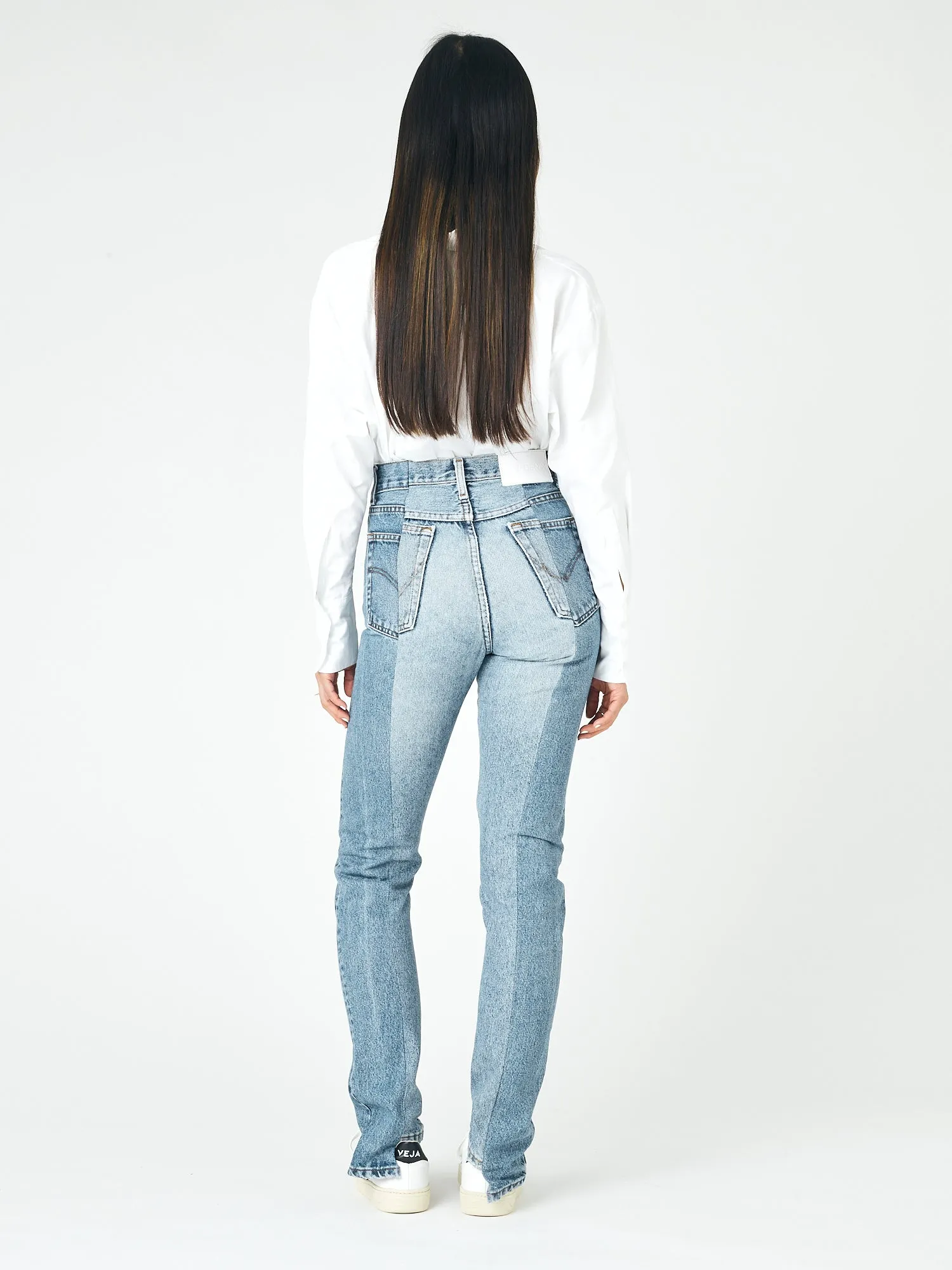 Straight Leg Jean Light Blue