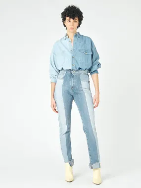 Straight Leg Jean Light/Mid Blue