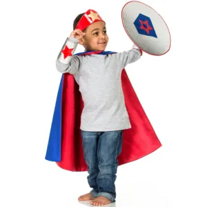 Superhero Kid's Cape in Reversible Satin