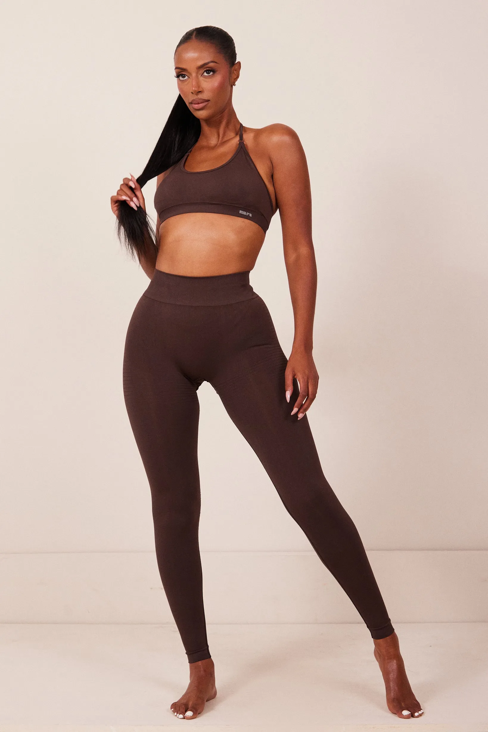 The Mars seamless leggings- Brown