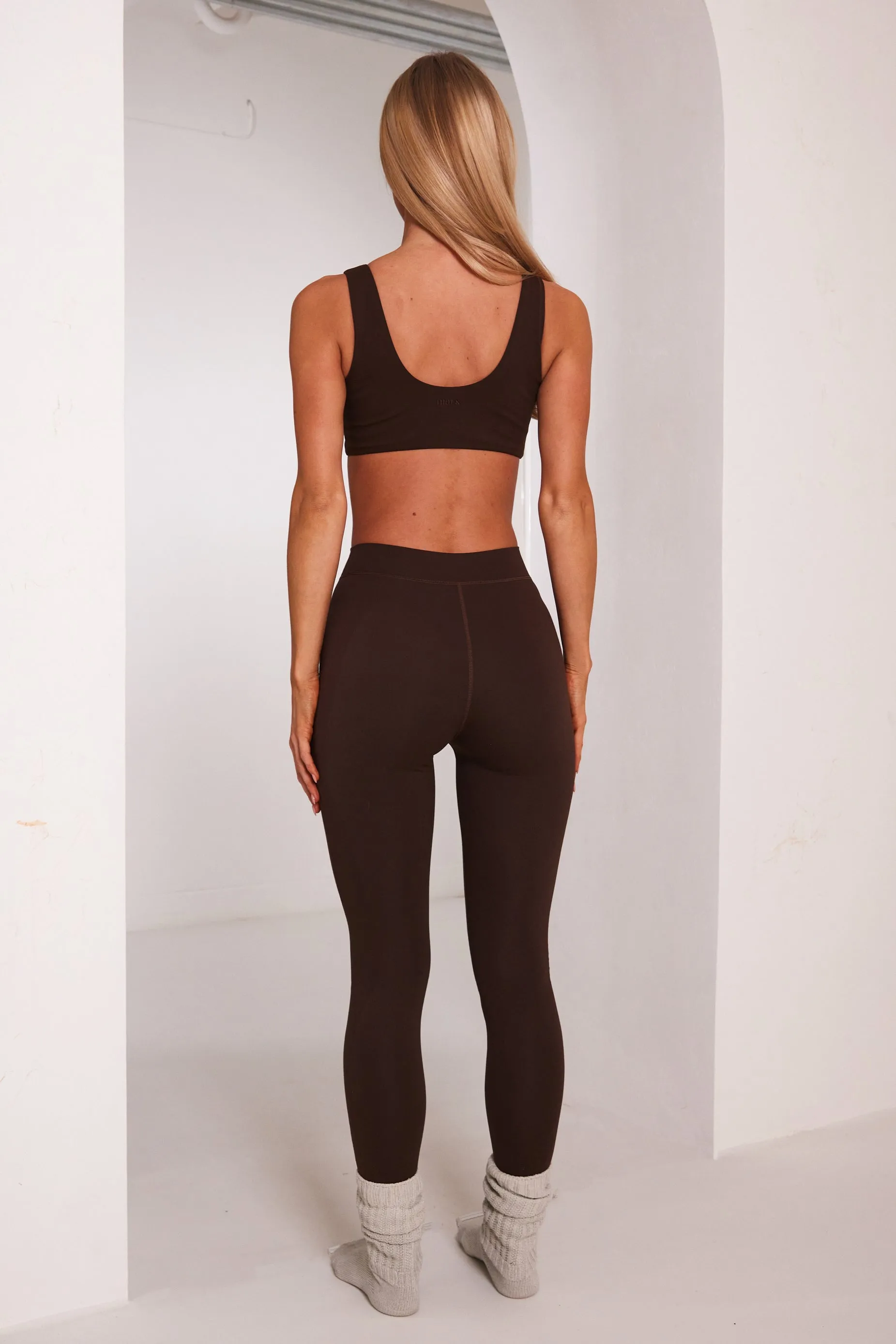 The sculpt leggings - Brown