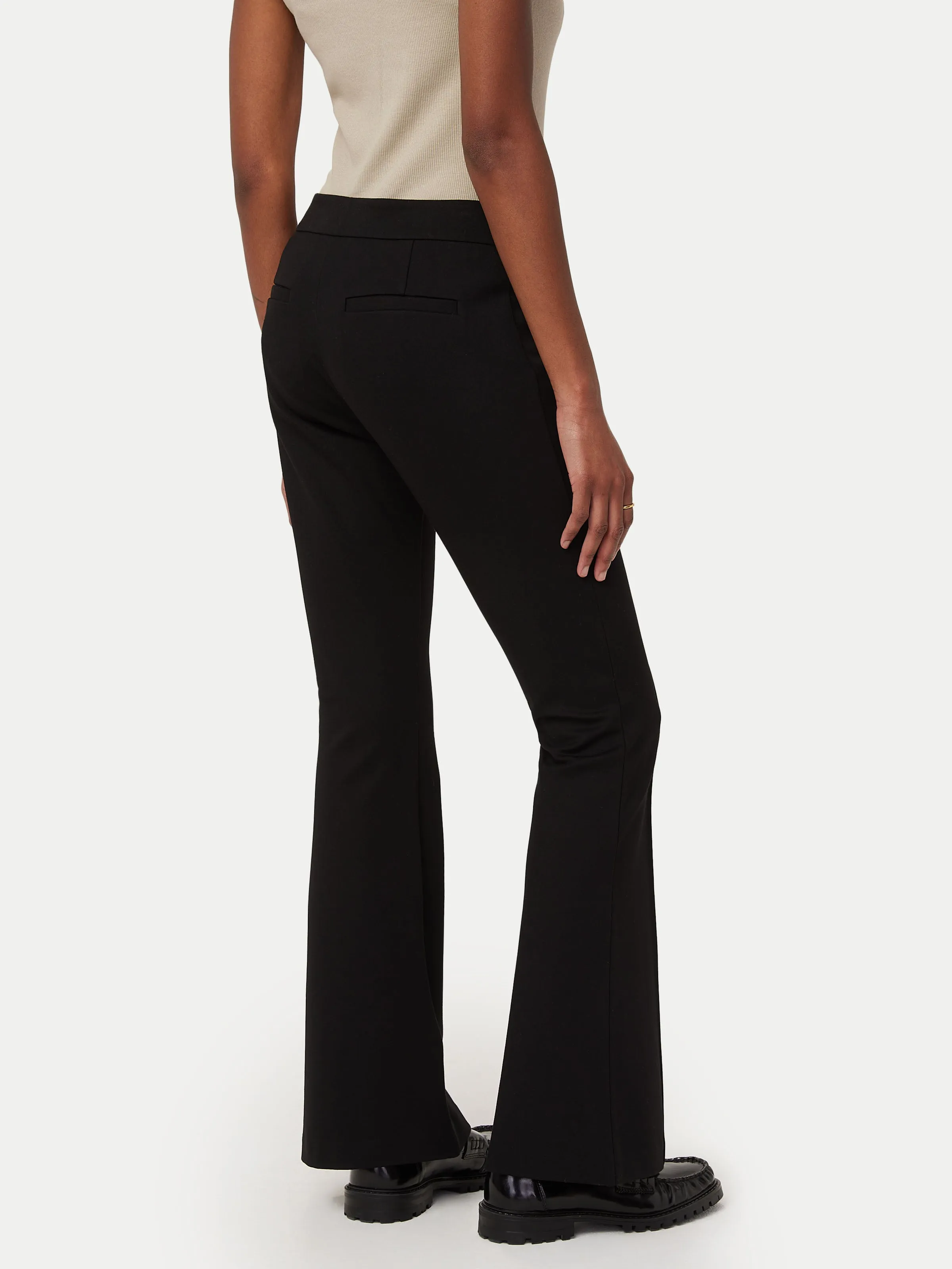 The Selena Flared Pant in Black