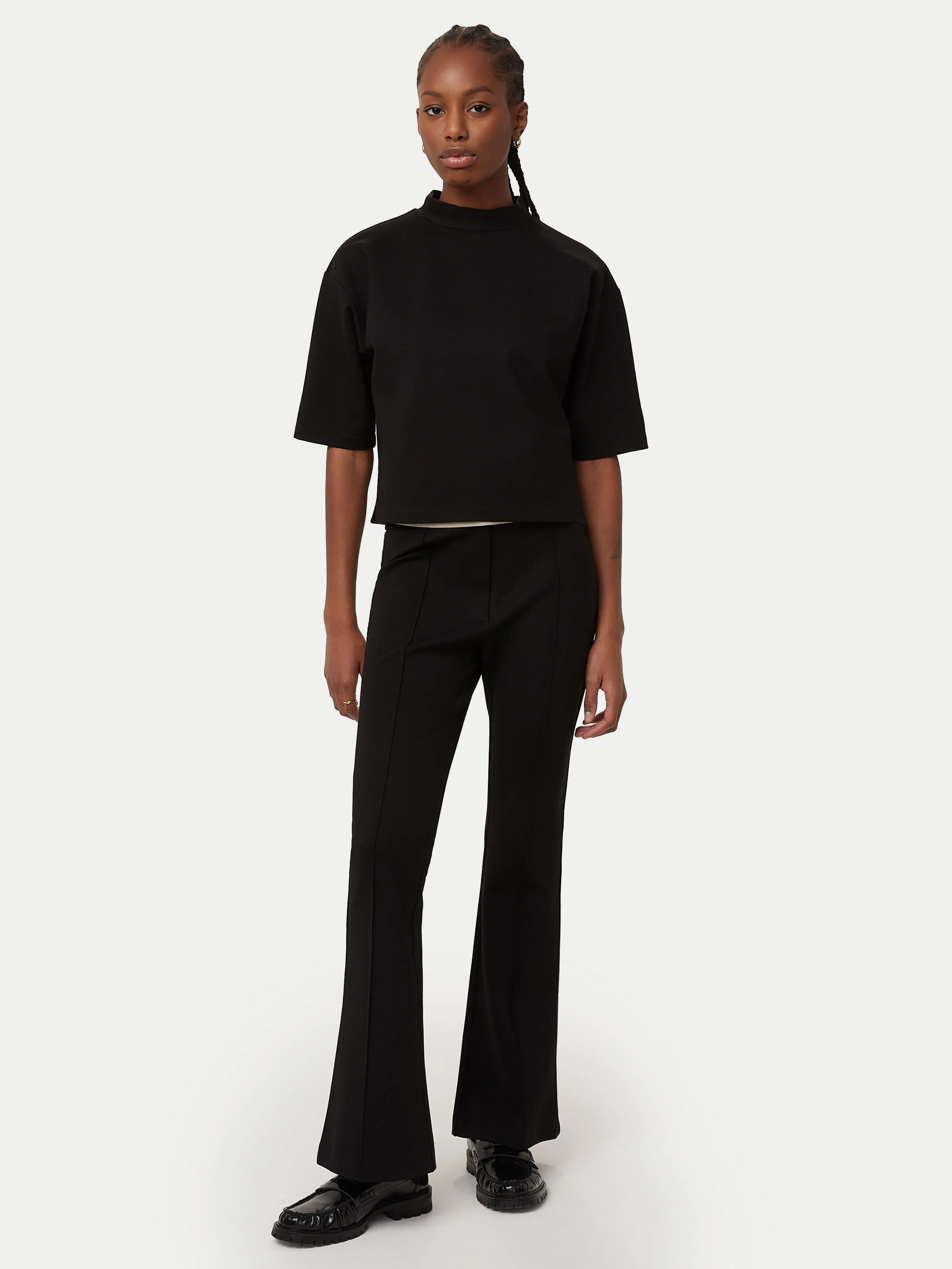 The Selena Flared Pant in Black