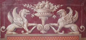 The Two Griffins Fresco Painting