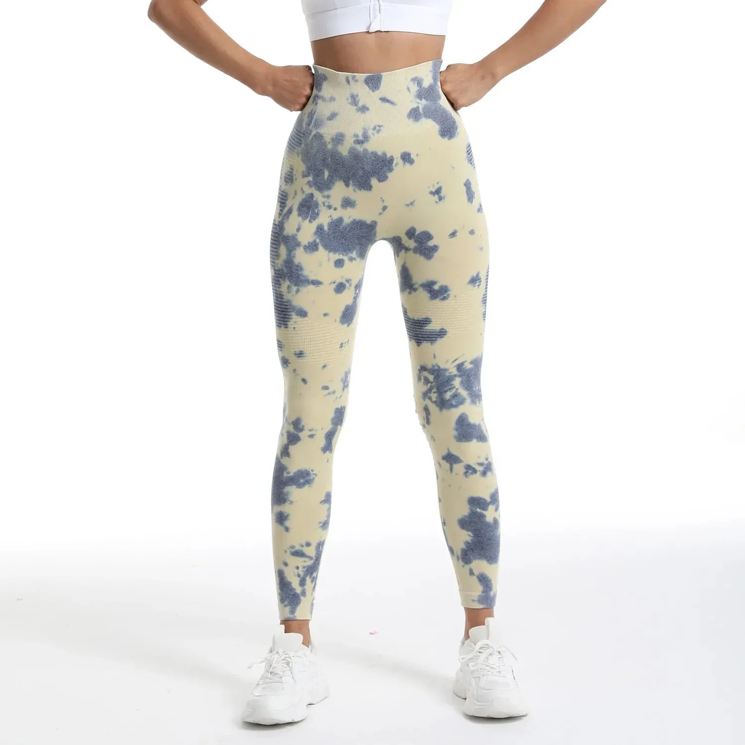 Tie Dye Print High Elastic Fitness Yoga Legging