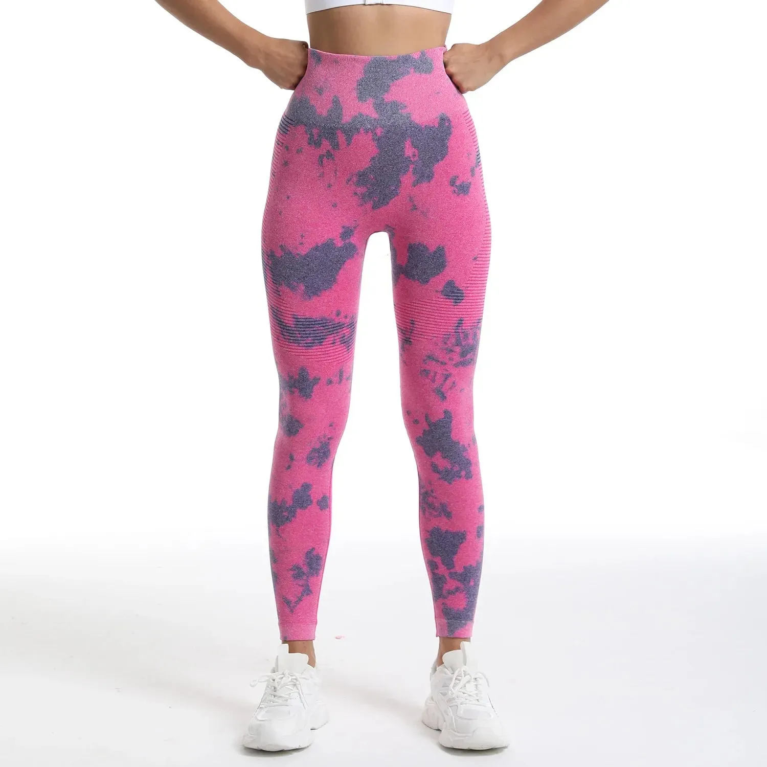 Tie Dye Print High Elastic Fitness Yoga Legging