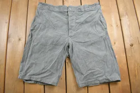 Vintage 1950s European Military Utility Shorts