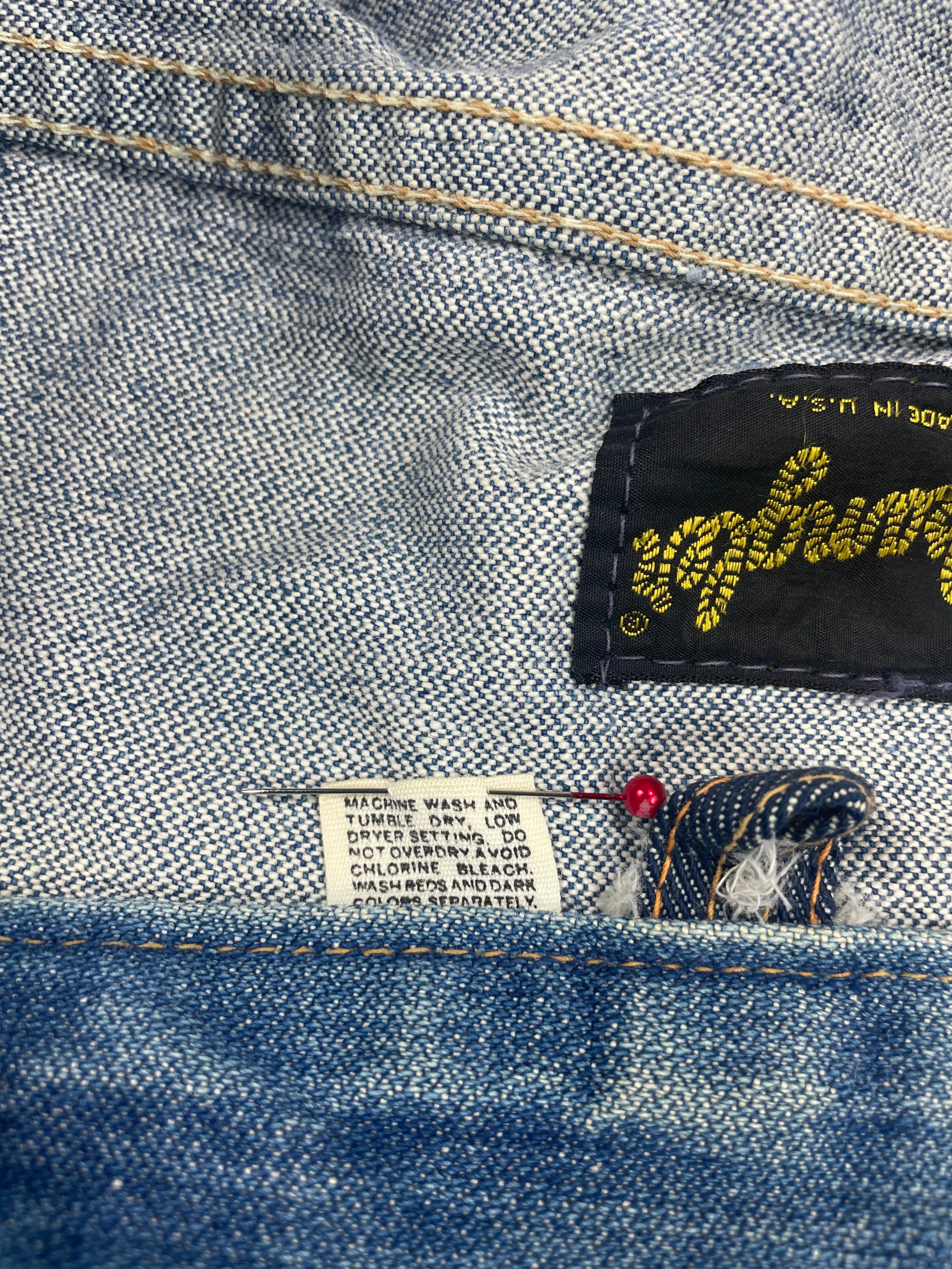 Vintage 1980's Wrangler "Tree Octopus Body" Denim Jacket (JYJ-184)