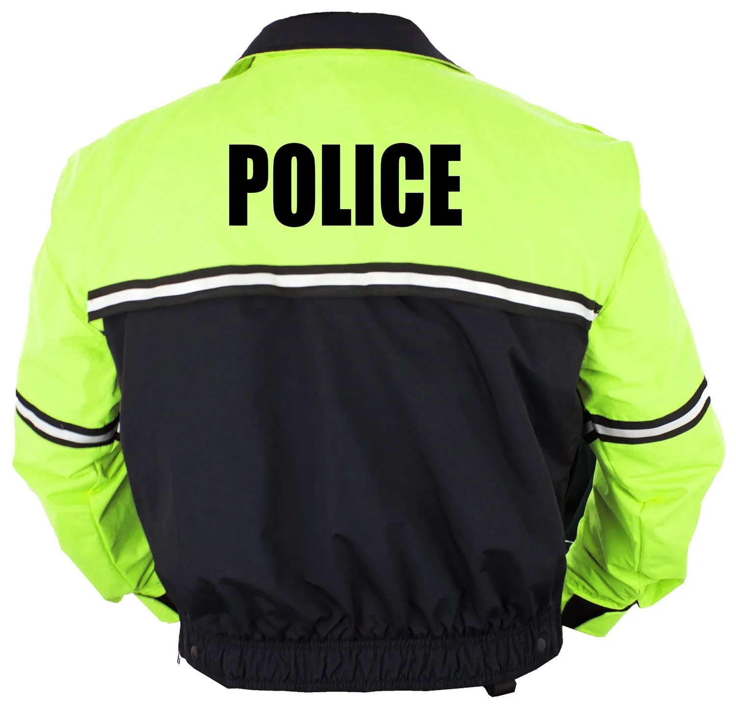 Water Proof Zip-Off Sleeve Bike Patrol Jacket with Removable Liner (Police)