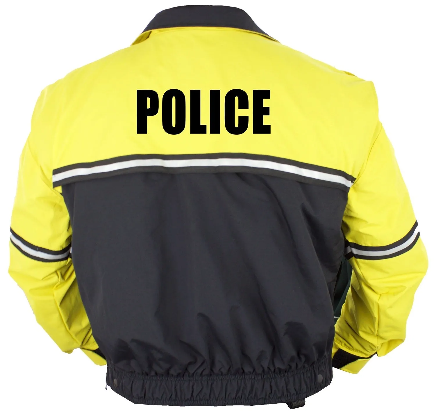 Water Proof Zip-Off Sleeve Bike Patrol Jacket with Removable Liner (Police)