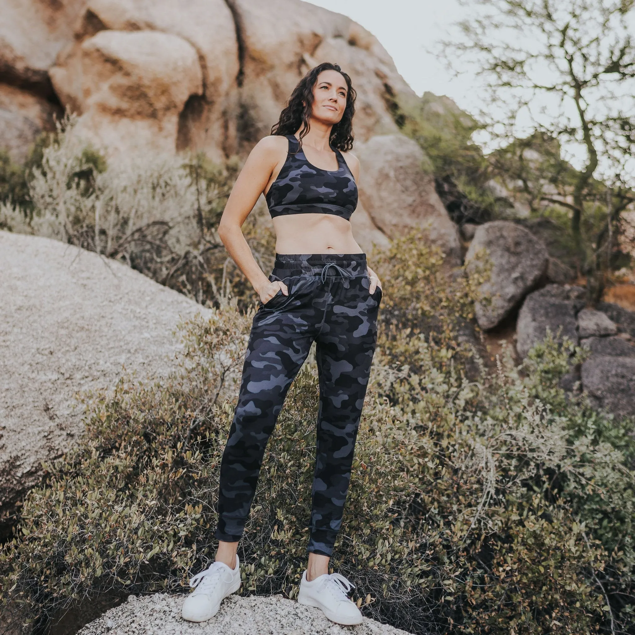 Weekend Joggers - Black Camo