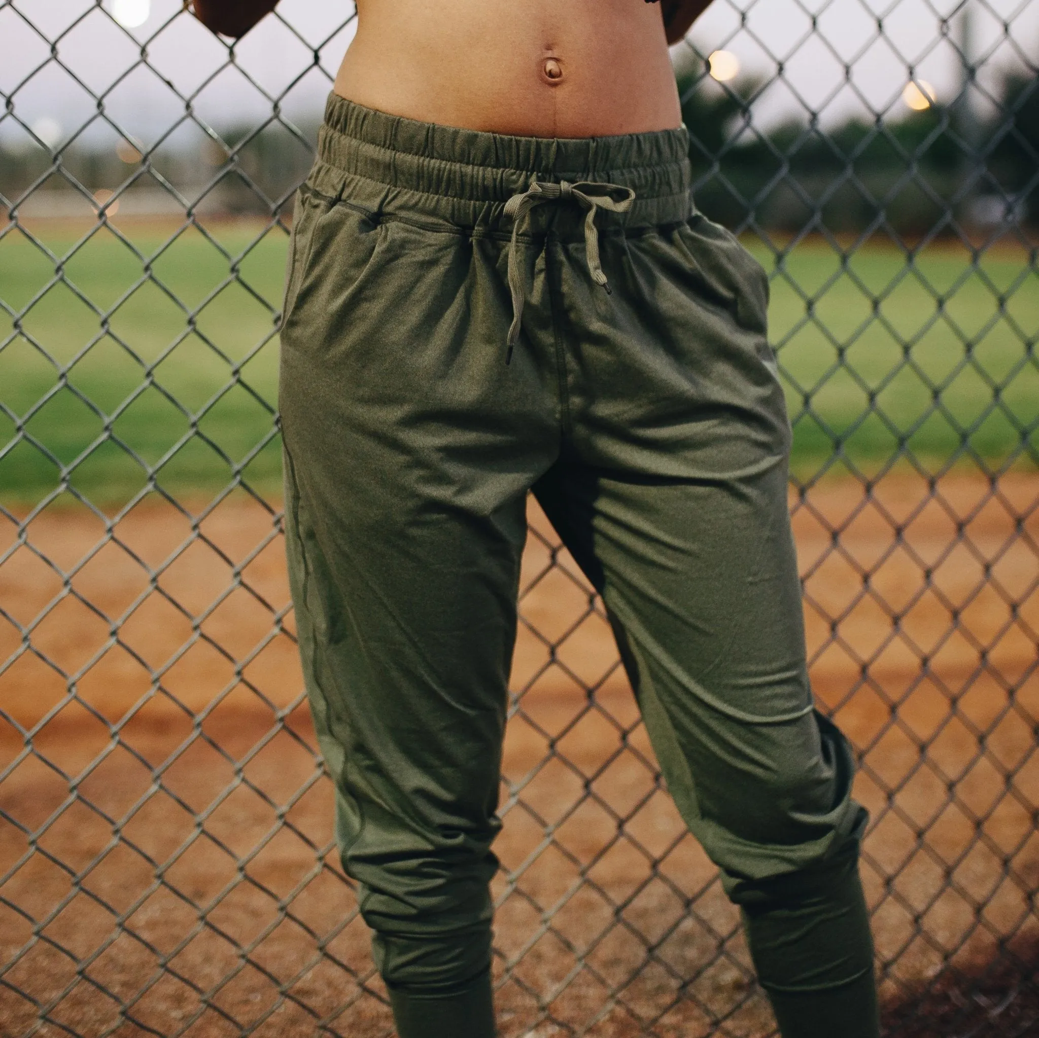 Weekend Joggers - Pine Green