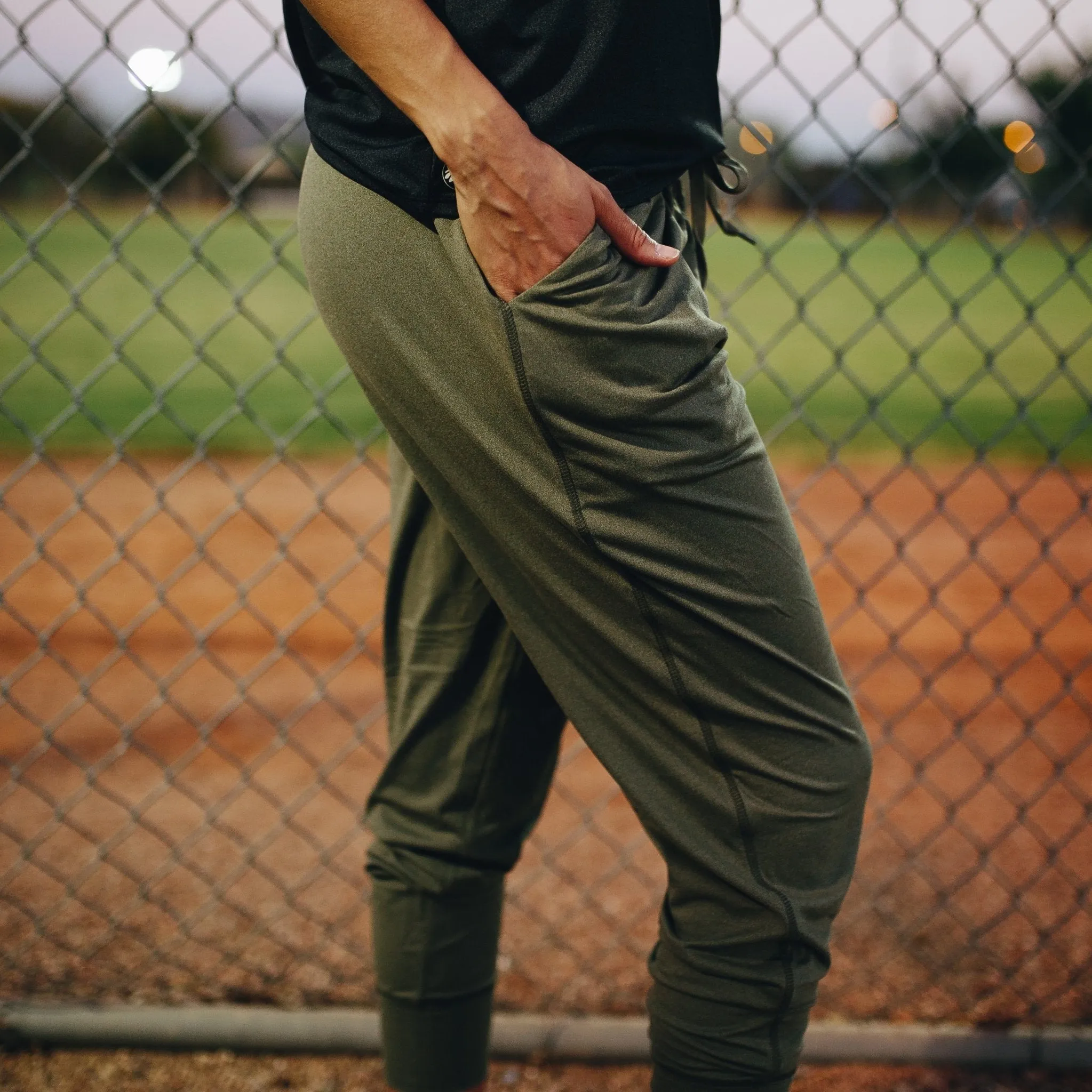 Weekend Joggers - Pine Green