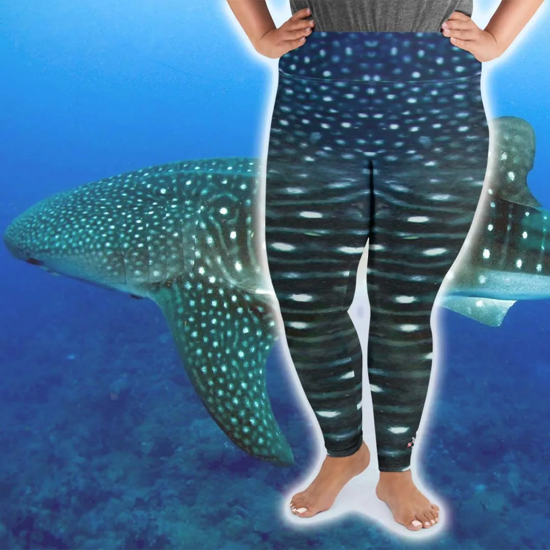 Whale Shark Plus Size Leggings