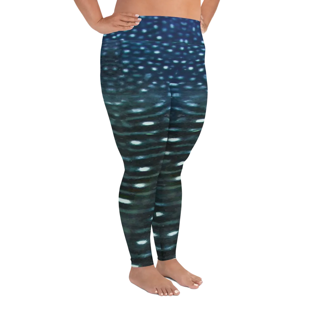 Whale Shark Plus Size Leggings