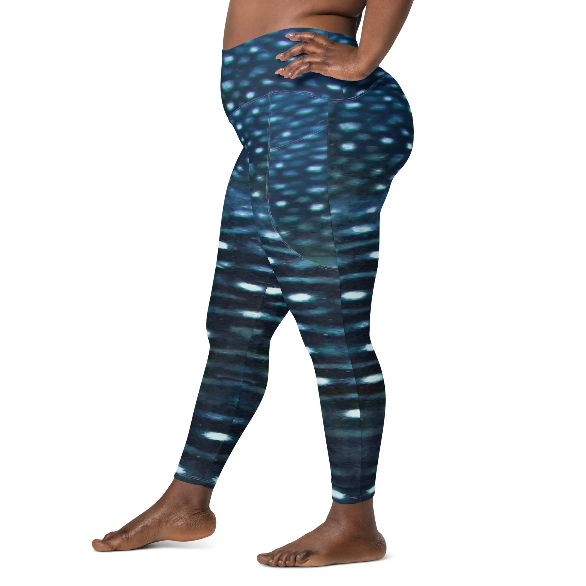 Whale Shark Pocket Leggings (2XS - 6X)