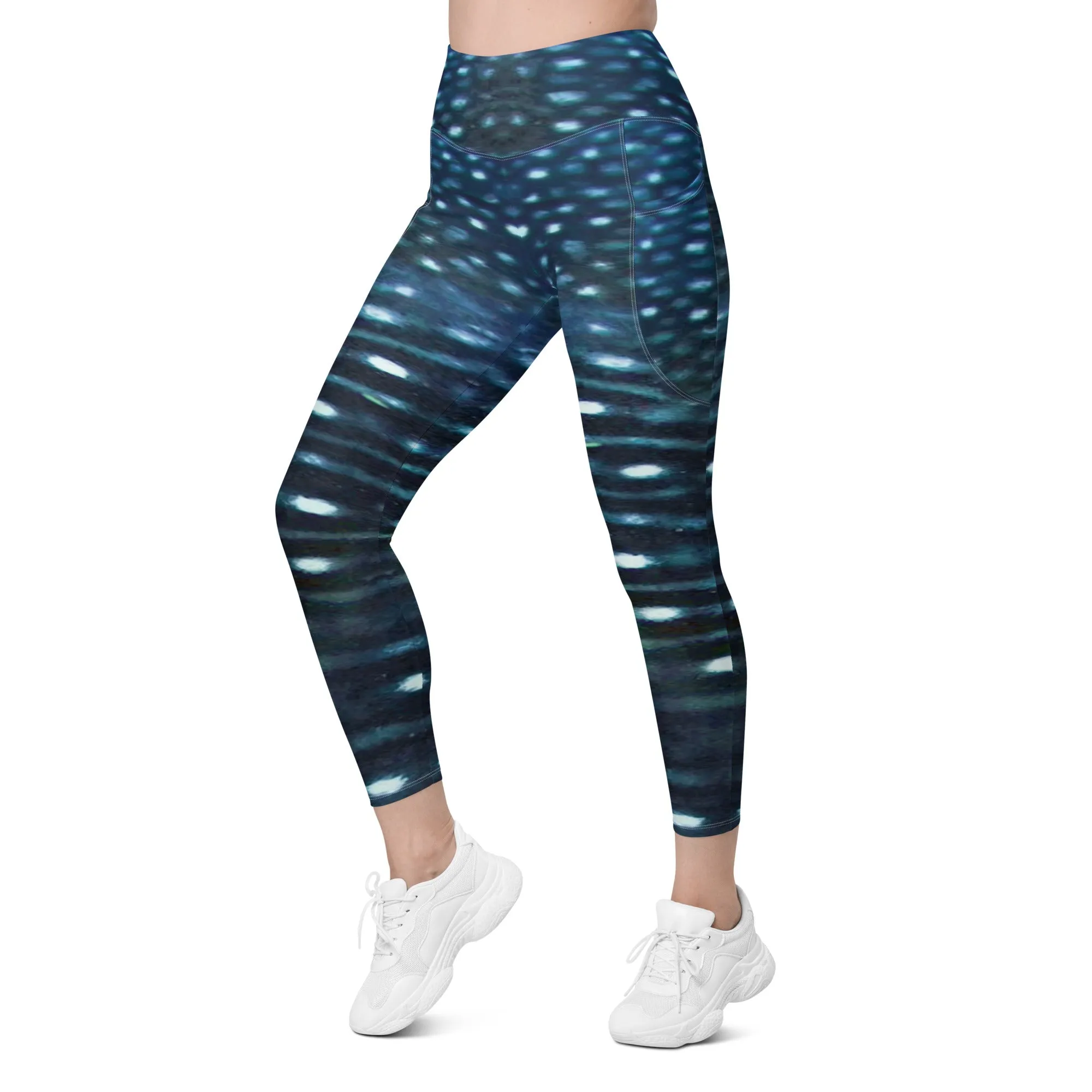 Whale Shark Pocket Leggings (2XS - 6X)