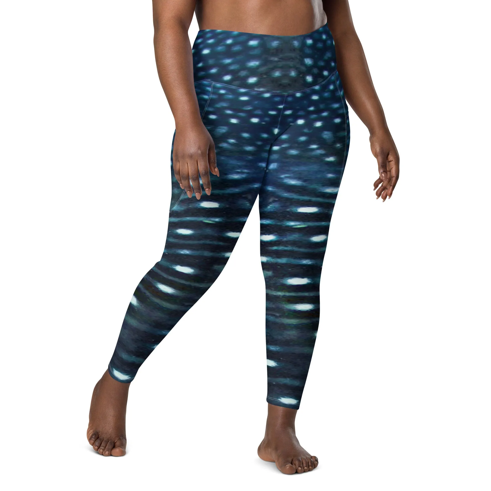 Whale Shark Pocket Leggings (2XS - 6X)