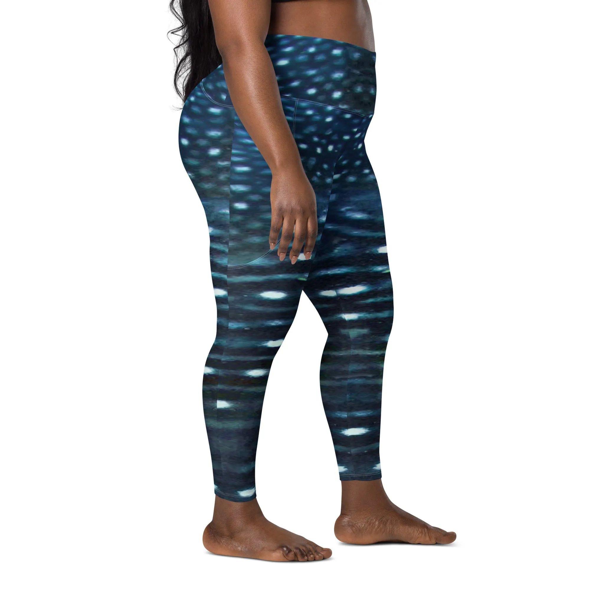 Whale Shark Pocket Leggings (2XS - 6X)