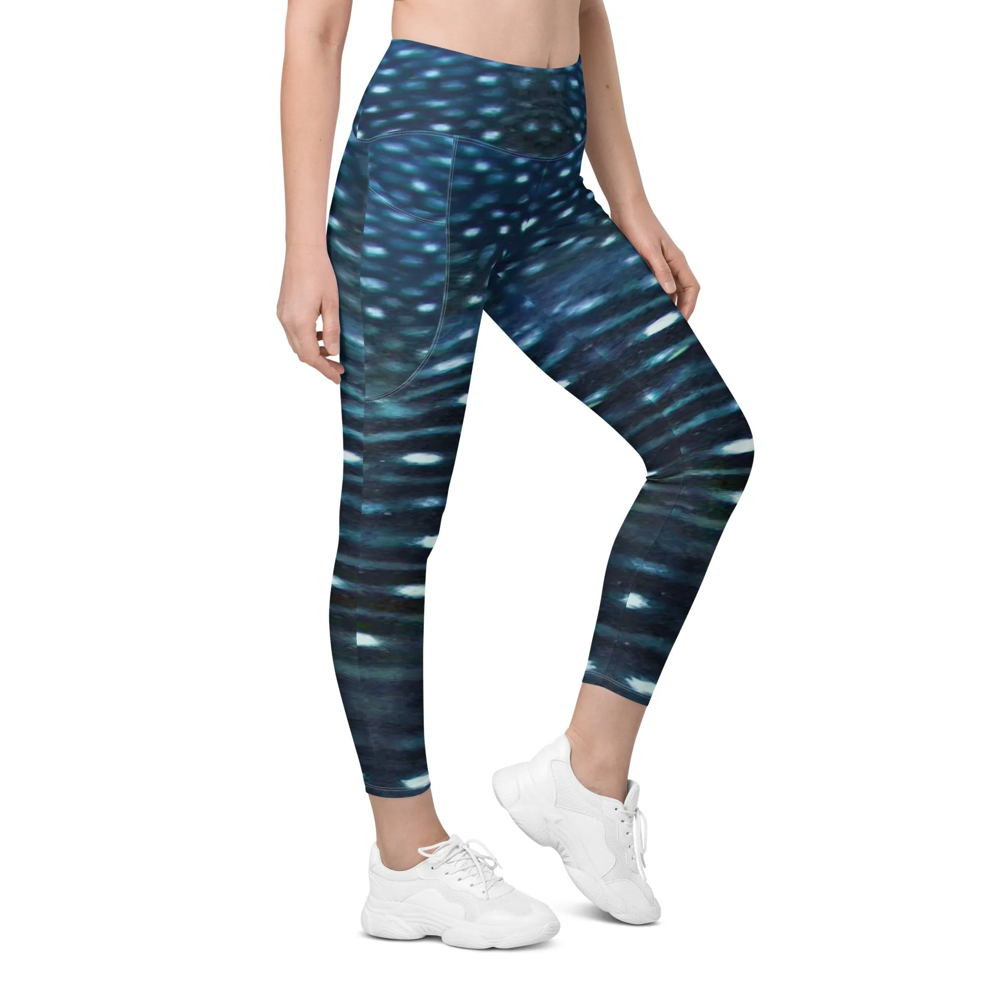 Whale Shark Pocket Leggings (2XS - 6X)