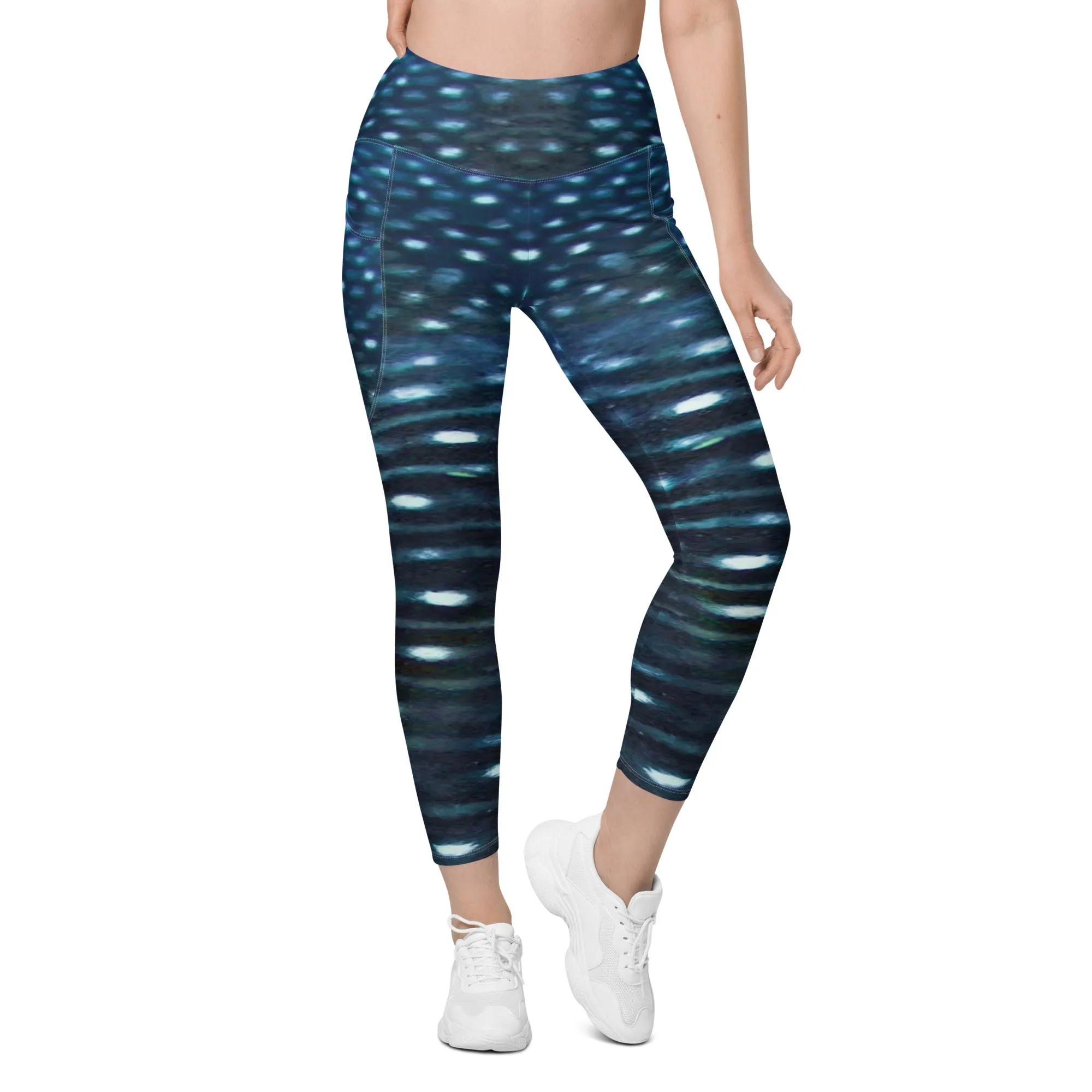 Whale Shark Pocket Leggings (2XS - 6X)