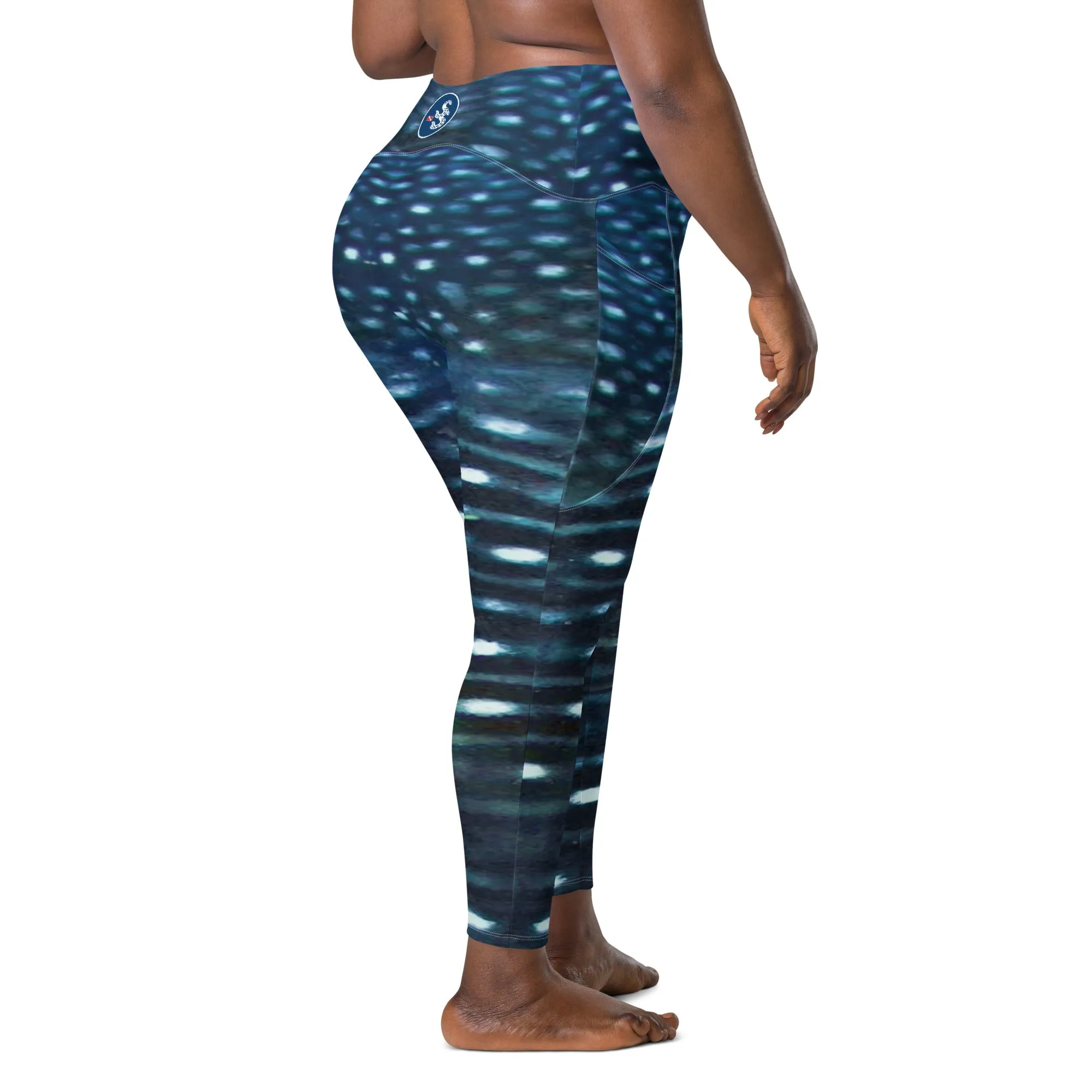 Whale Shark Pocket Leggings (2XS - 6X)