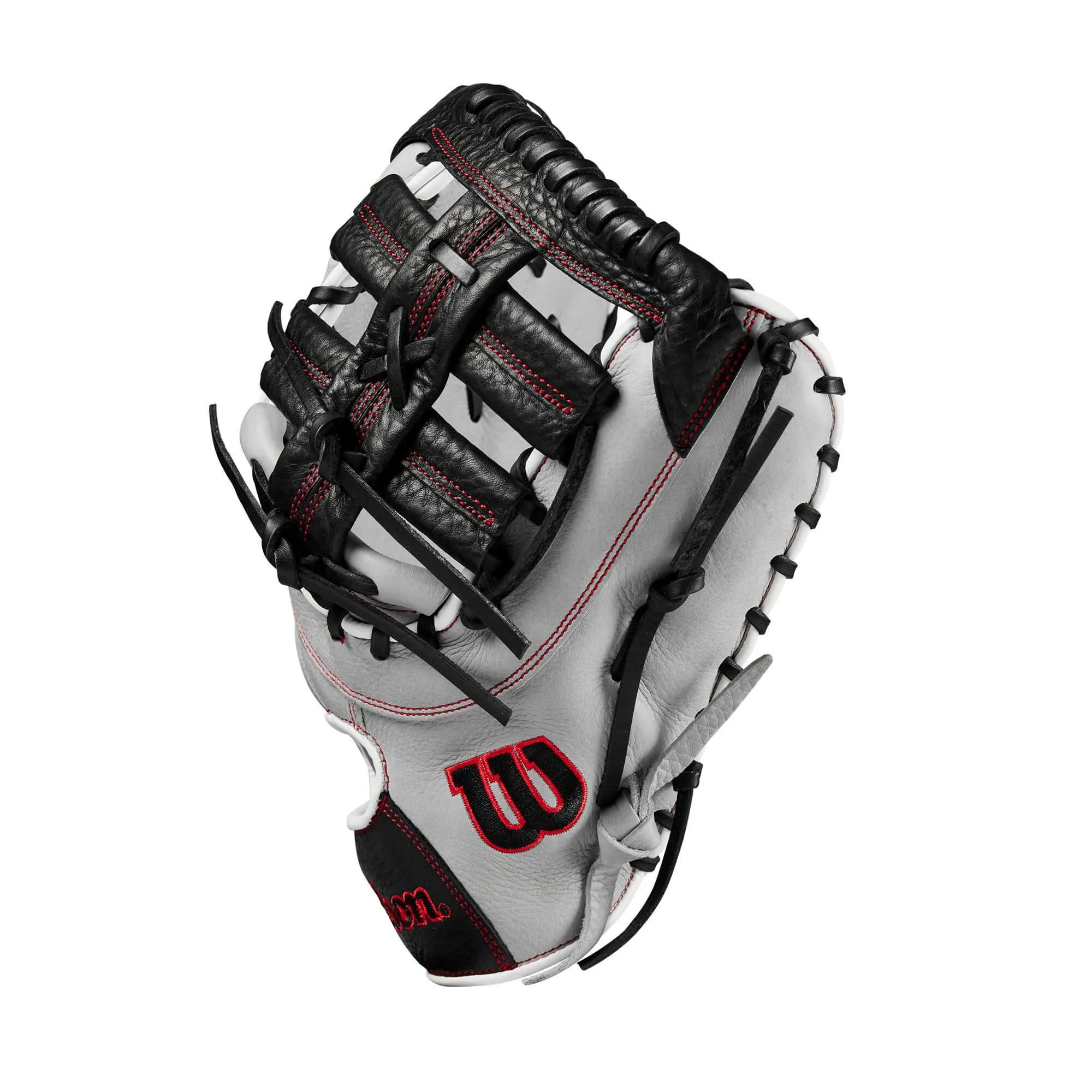 Wilson 2024 A1000 1620 First Base Mitt Silver/Black/Red 12.5"