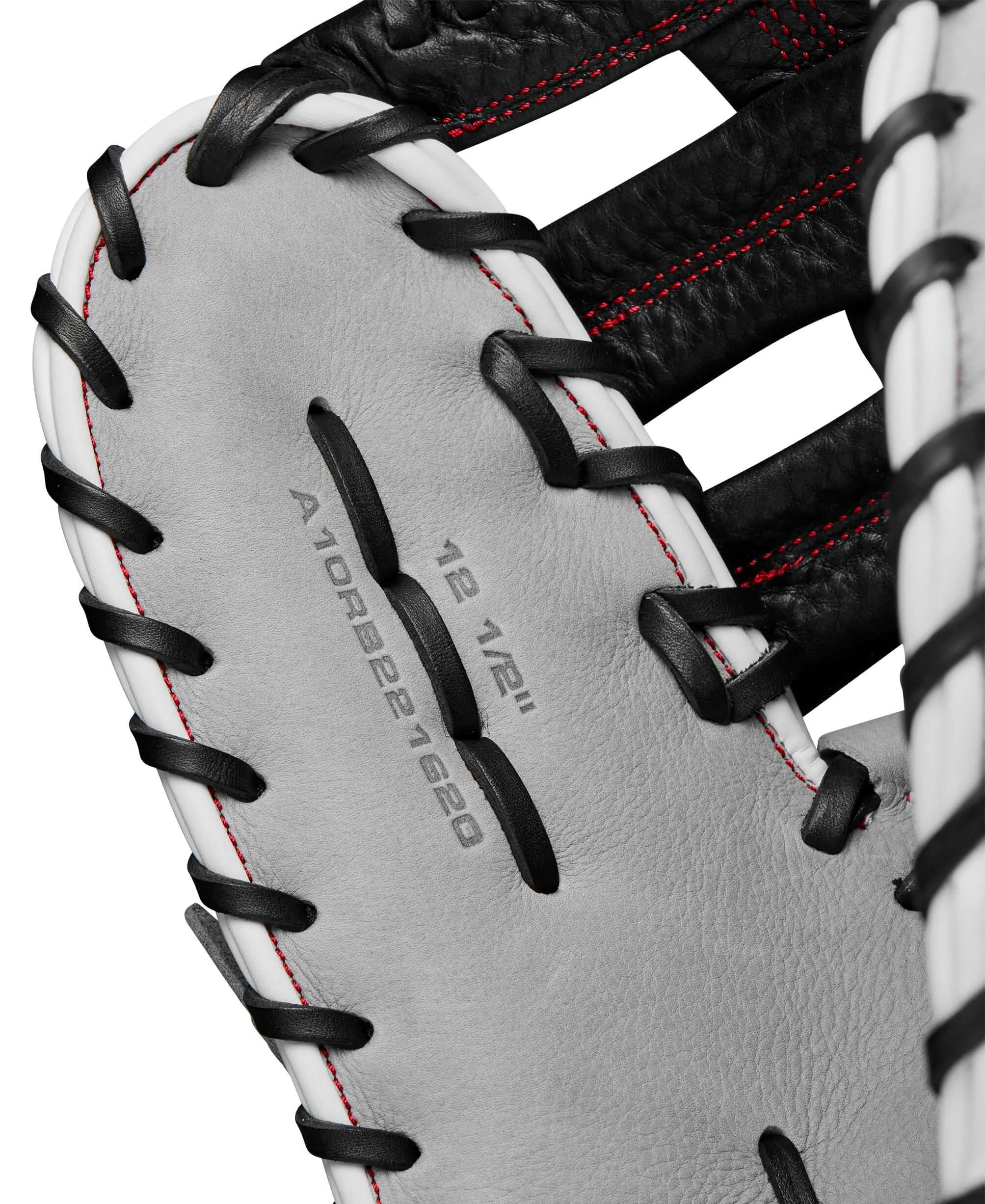 Wilson 2024 A1000 1620 First Base Mitt Silver/Black/Red 12.5"