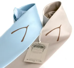 Wishbone Microfiber Necktie