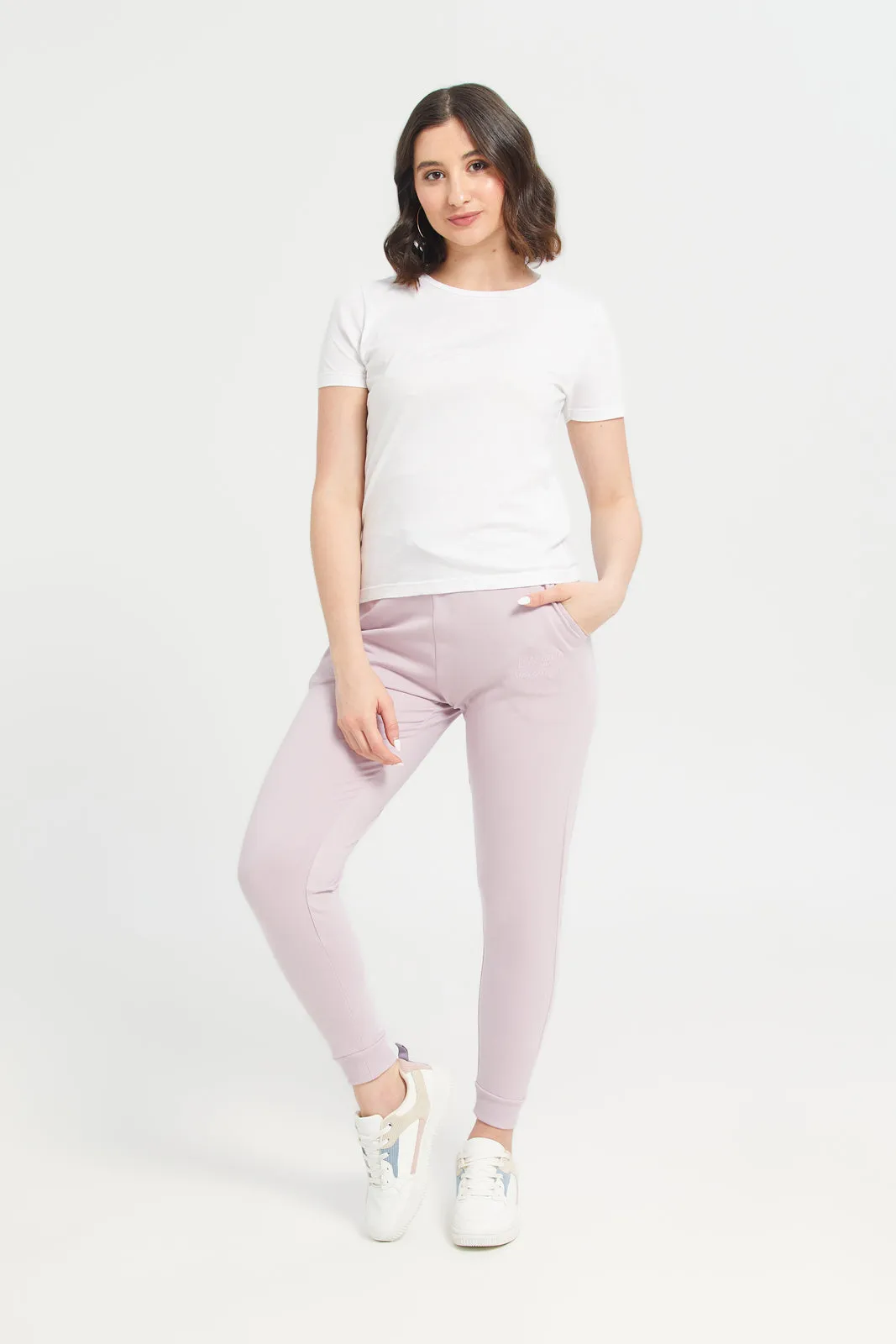 Women Lilac Joggers