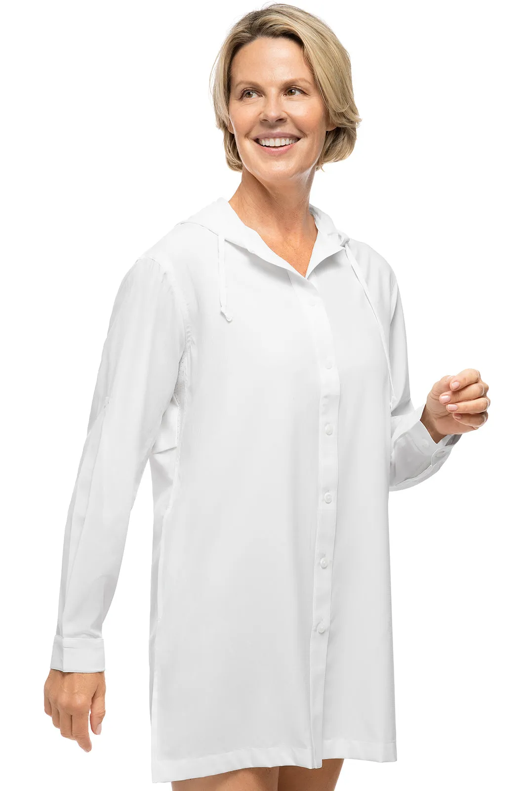 Women's Iztapa Beach Shirt  |  White