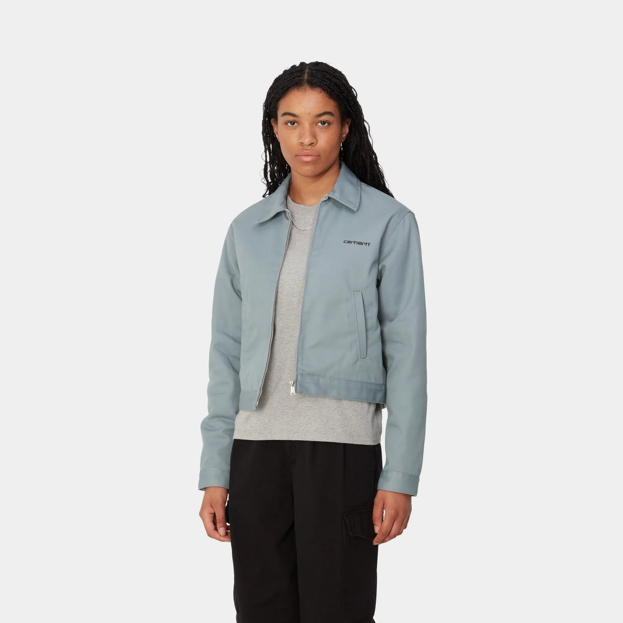 Women’s Module Script Jacket | Dove Grey / Black (rigid)