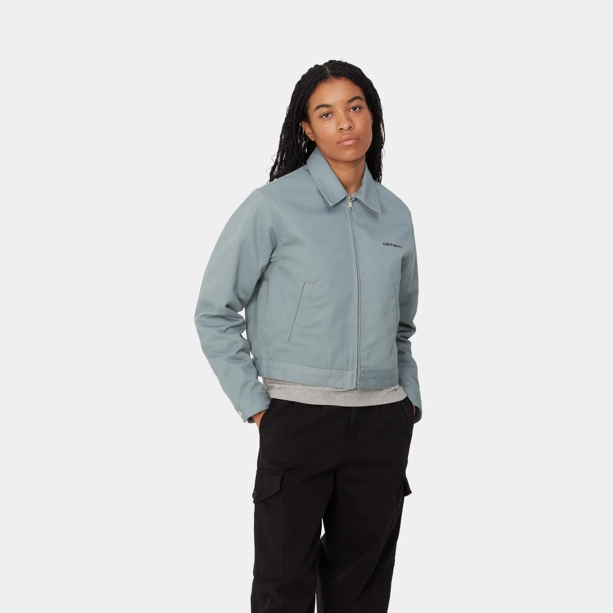 Women’s Module Script Jacket | Dove Grey / Black (rigid)