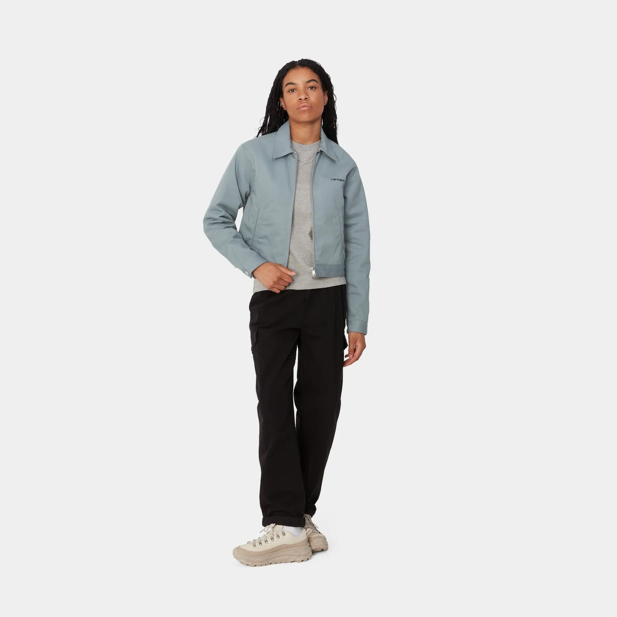 Women’s Module Script Jacket | Dove Grey / Black (rigid)