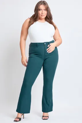 Women´s Plus Size Hyperstretch Flare, Blue Steel