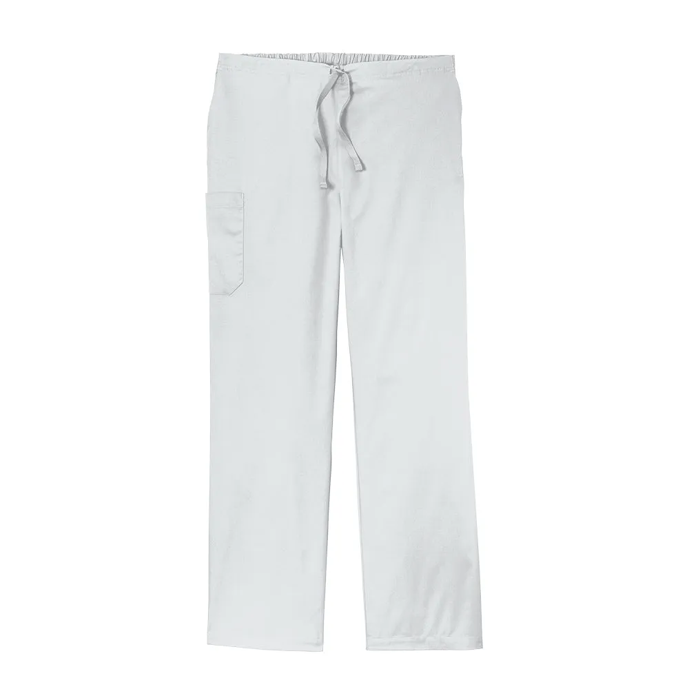 WonderWink® Men’s WorkFlex™ Mock Wrap Cargo Pants - White